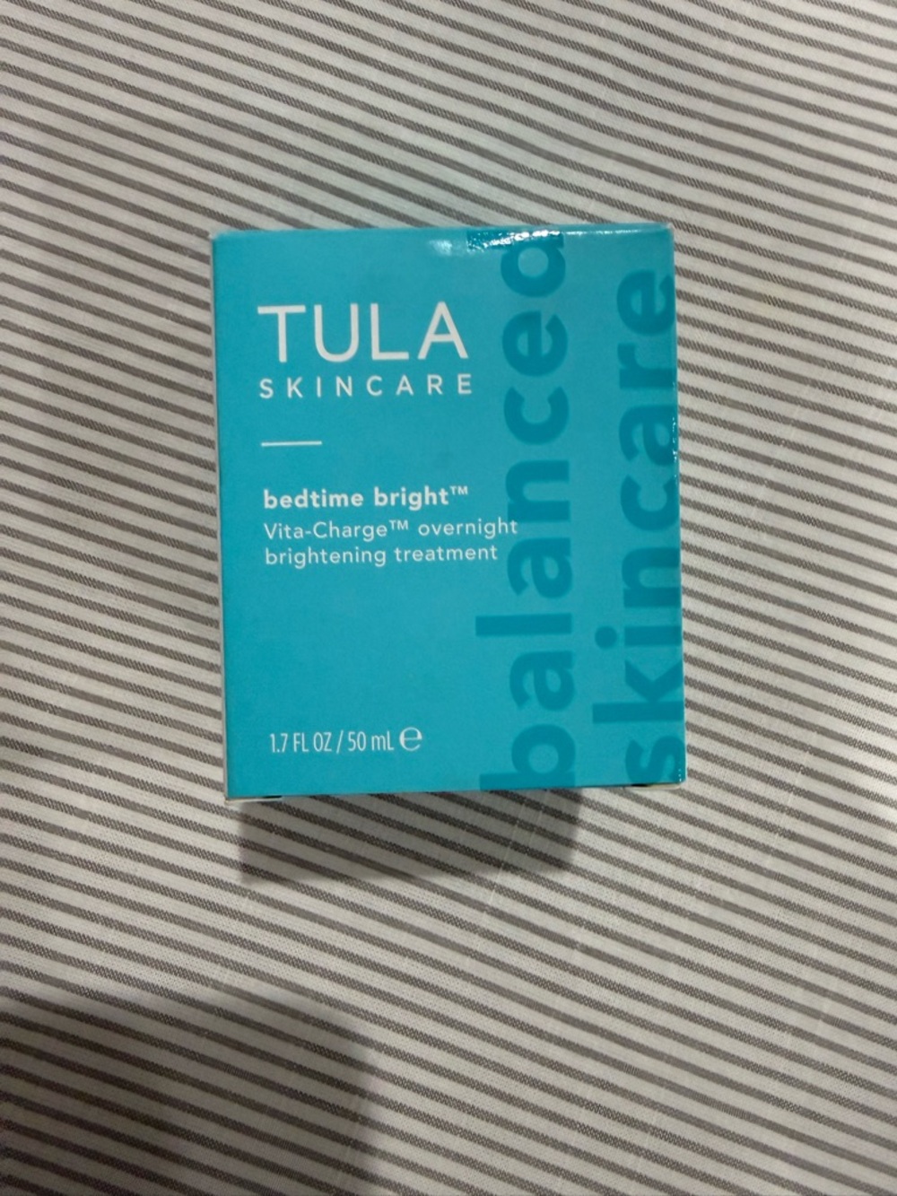 Tula Skincare Bedtime Bright Overnight Treatment - Turquoise